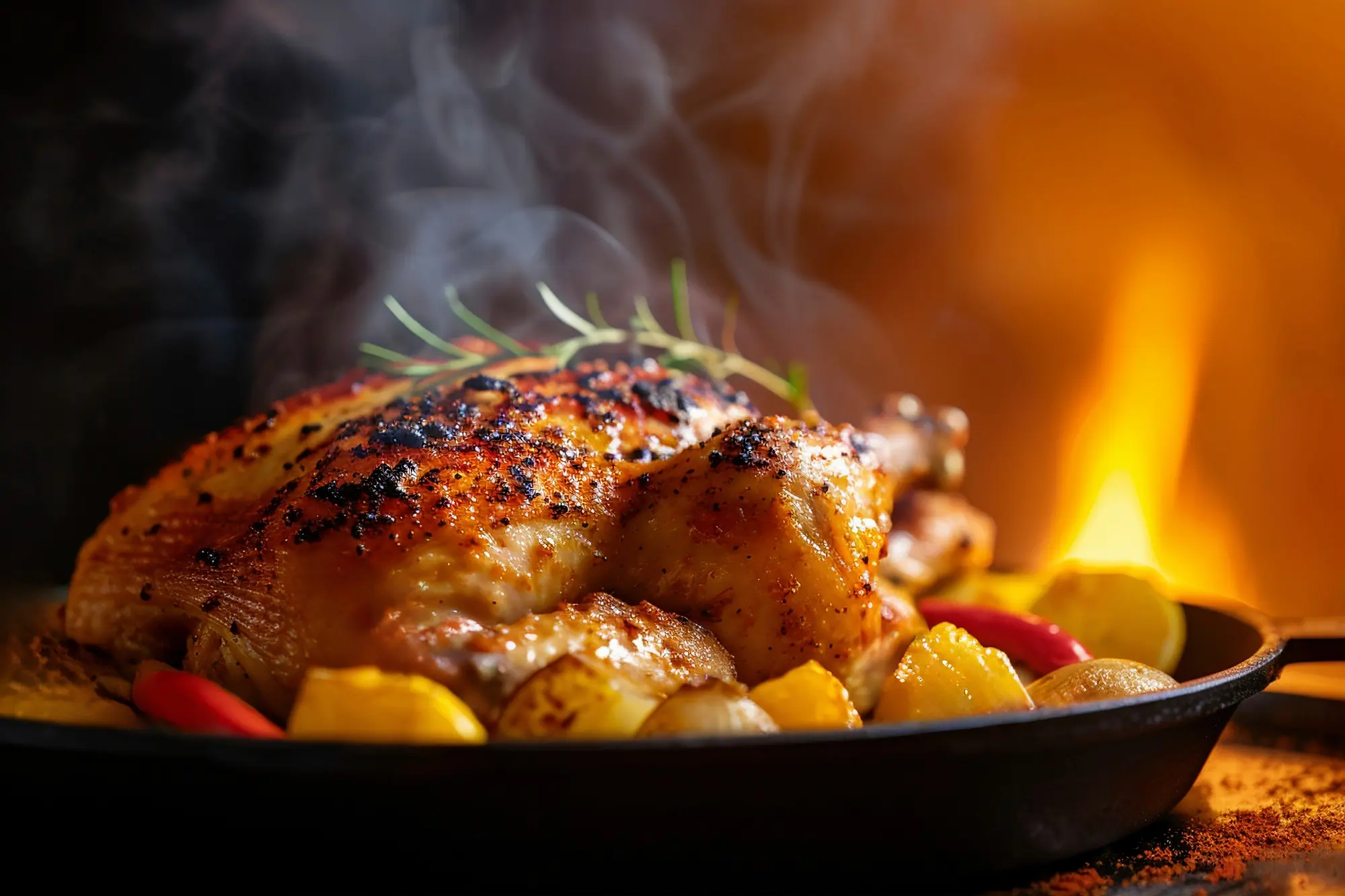 El Mejor Pollo Asado en Sant Andreu: Hecho en Horno de Leña